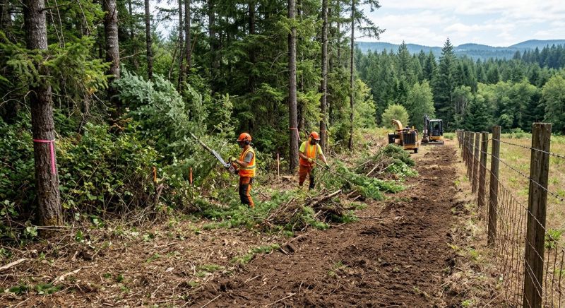 Hill Clearing in Gwinnett County, GA