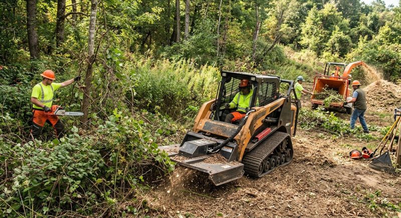 Underbrush Clearing in Cumming, GA